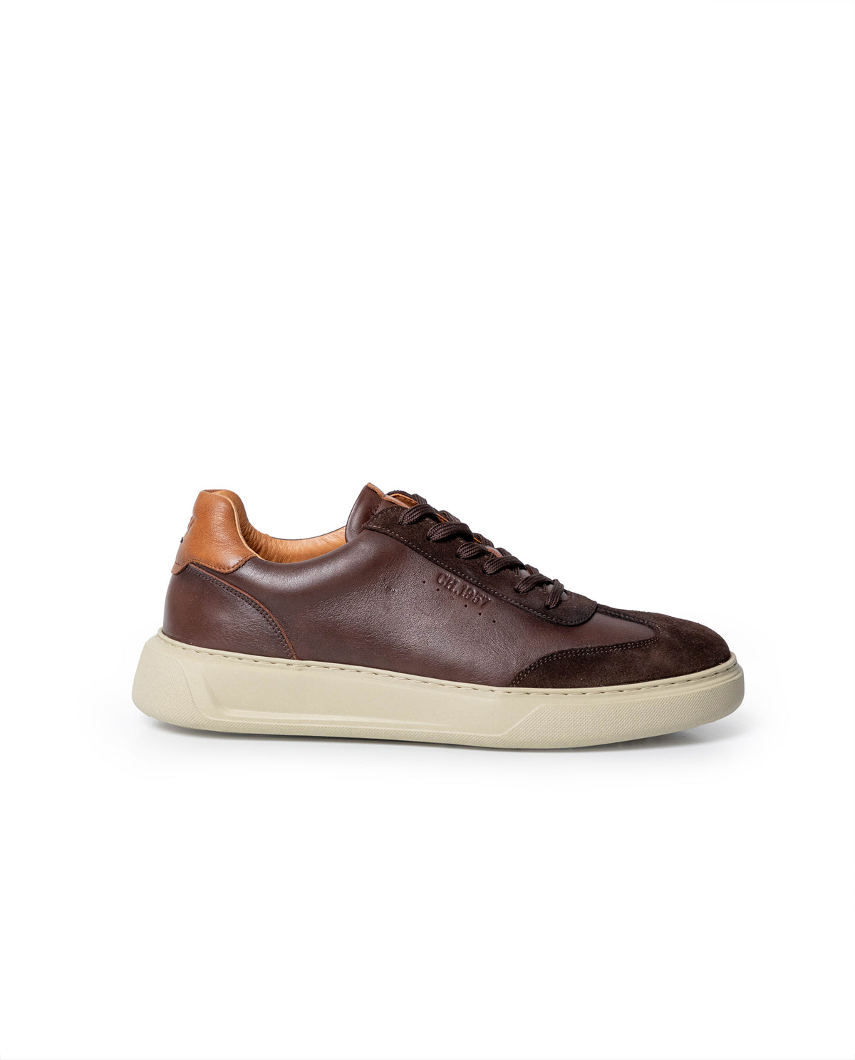 Men´s Leather Sneakers - Brown 63_062H021_CAF180930_3
