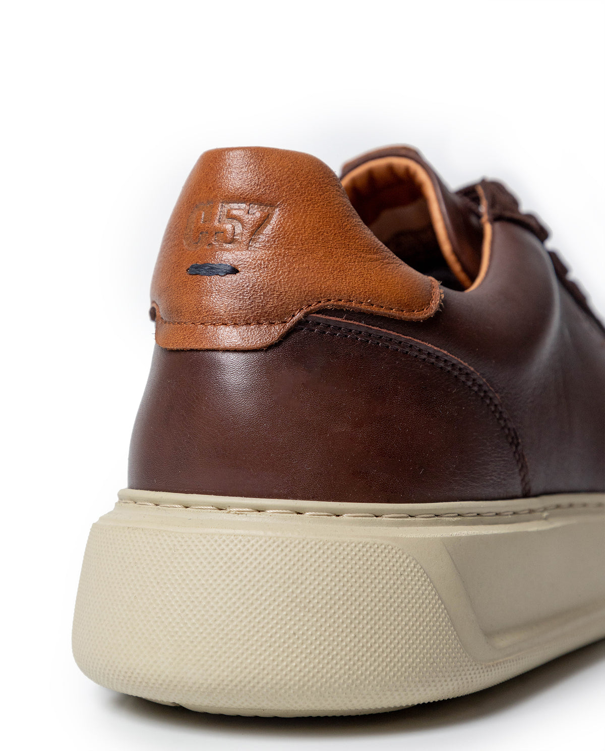 Men´s Leather Sneakers - Brown 63_062H021_CAF180930_5