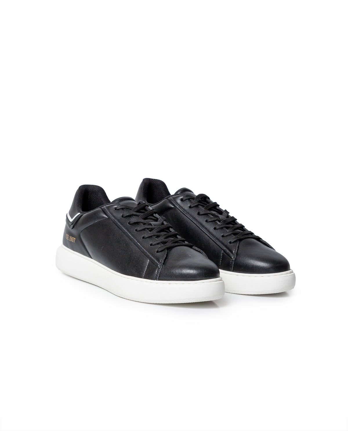 Men´s Leather Sneakers - Black 63_062H022_NEG194007_0