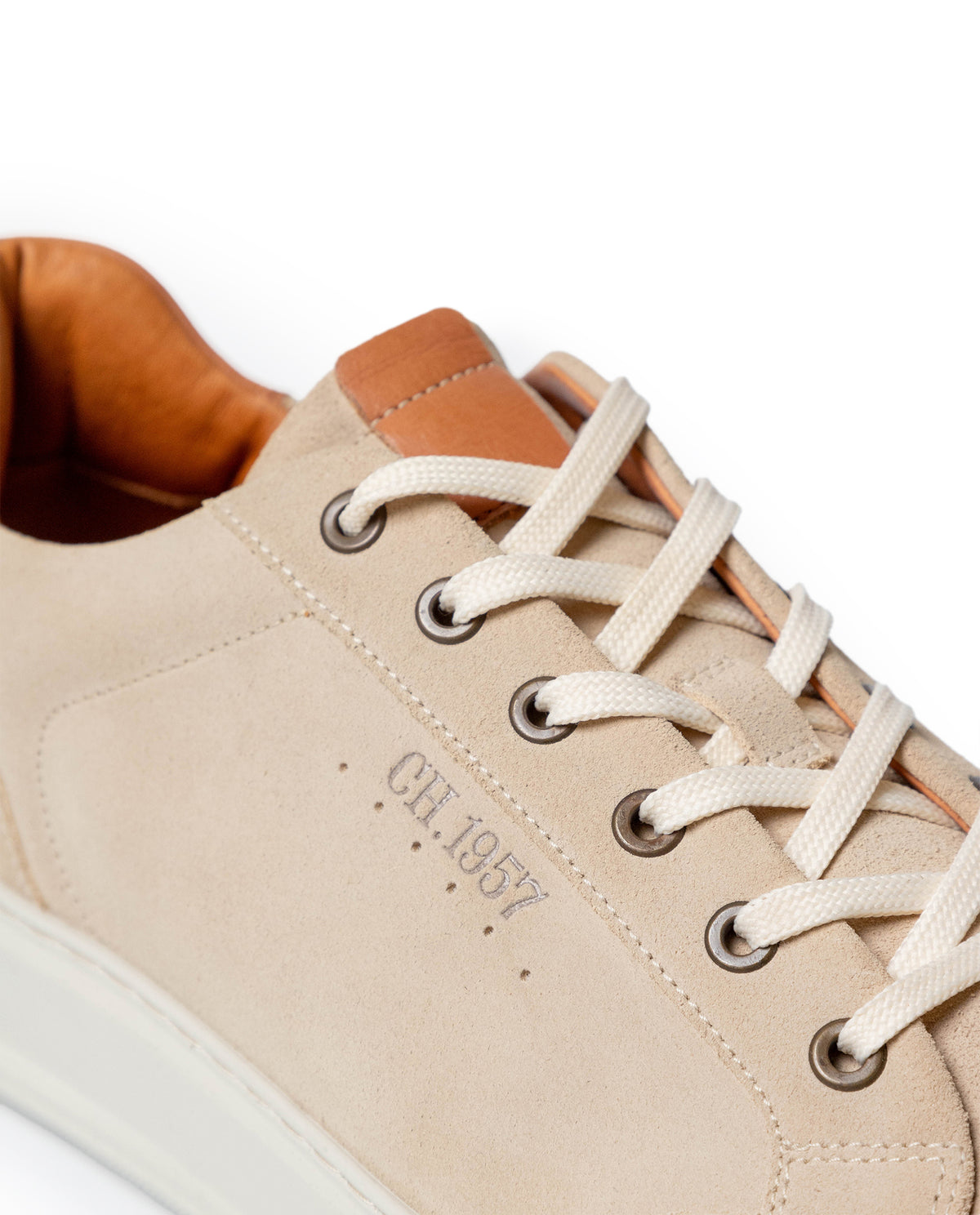 Men´s Suede Sneakers - Khaki 63_062H023_CAQ150309_6