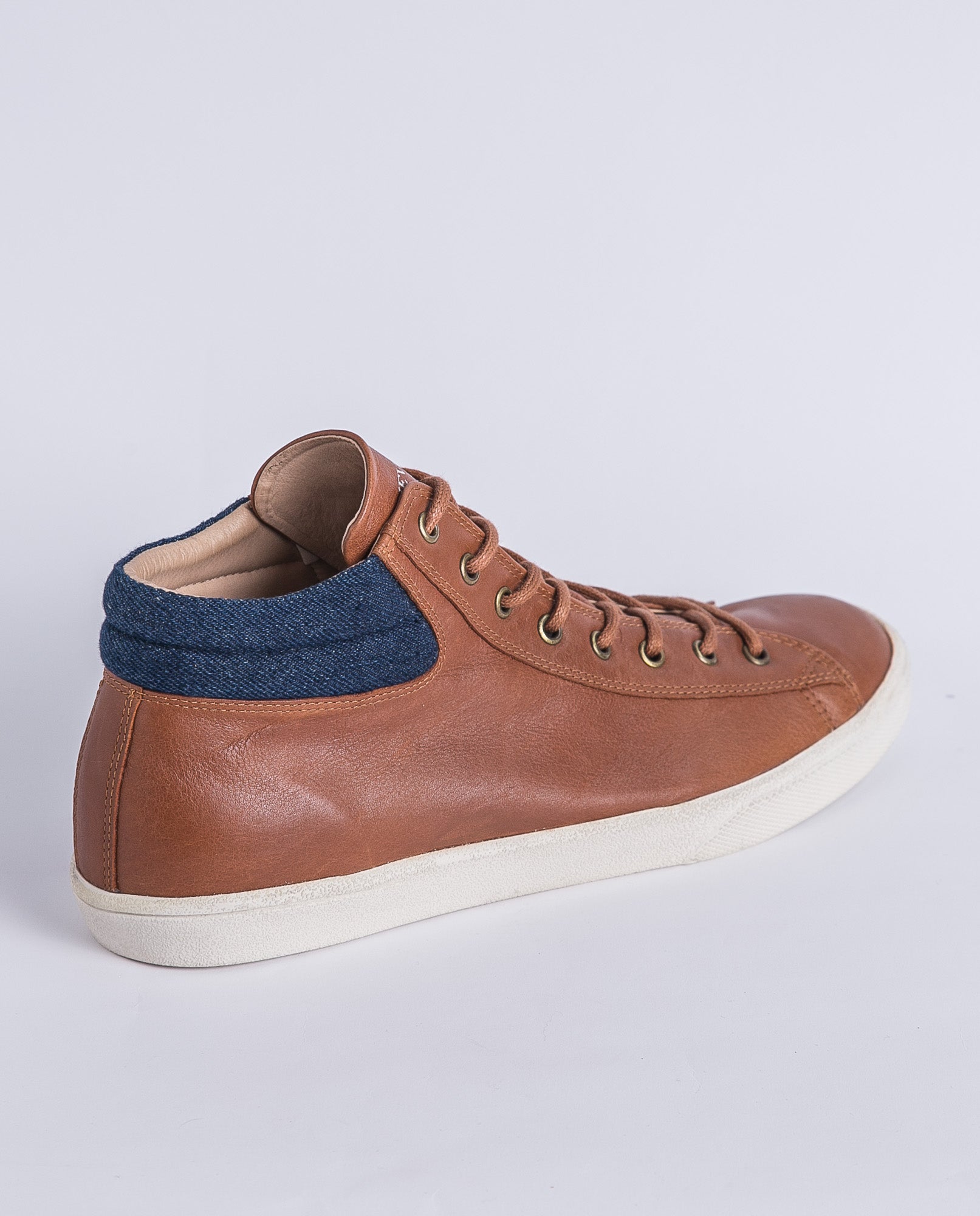 Men´s Leather High-Top Shoes - Brown 63_064D203_CAF171045_4