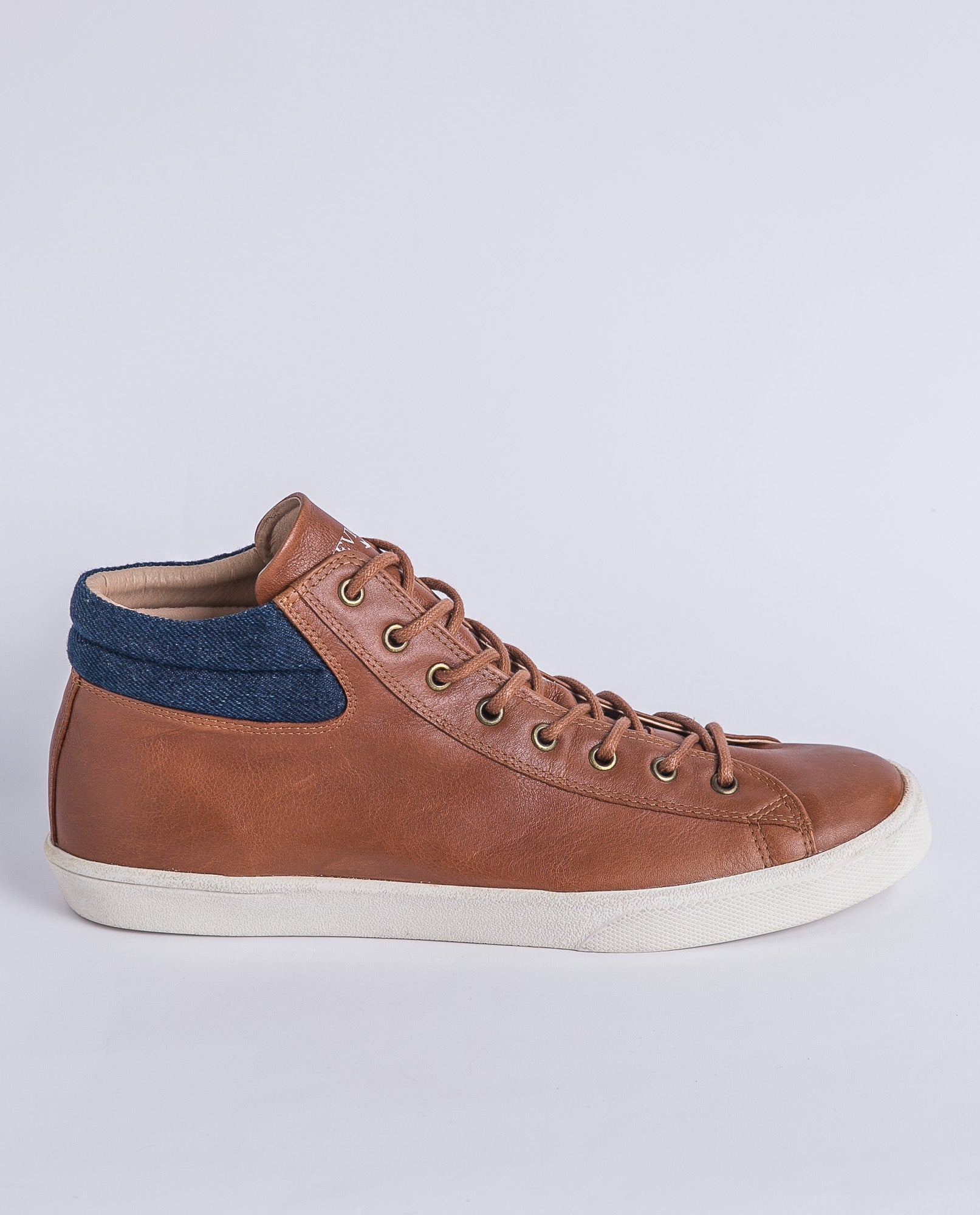 Men´s Leather High-Top Shoes - Brown 63_064D203_CAF171045_5