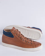 Men´s Leather High-Top Shoes - Brown 63_064D203_CAF171045_6