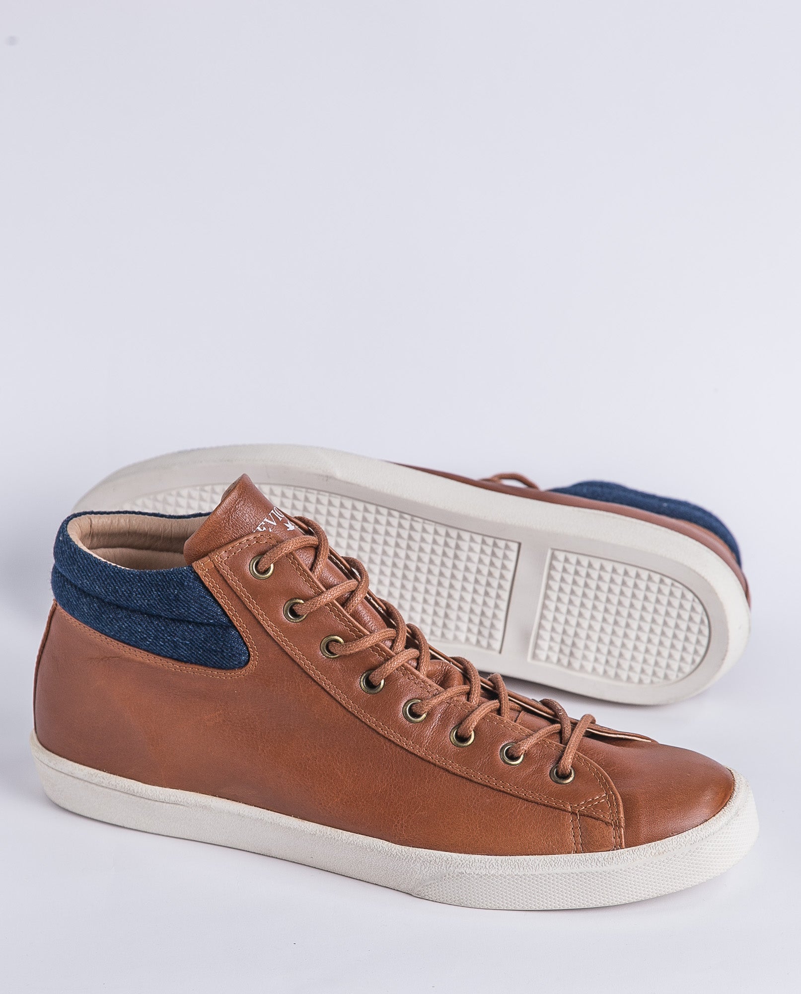 Men´s Leather High-Top Shoes - Brown 63_064D203_CAF171045_6