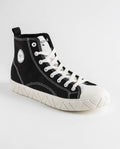 Men´s High-Top Canvas Sneakers - Black 63_064D204_NEG193909_3