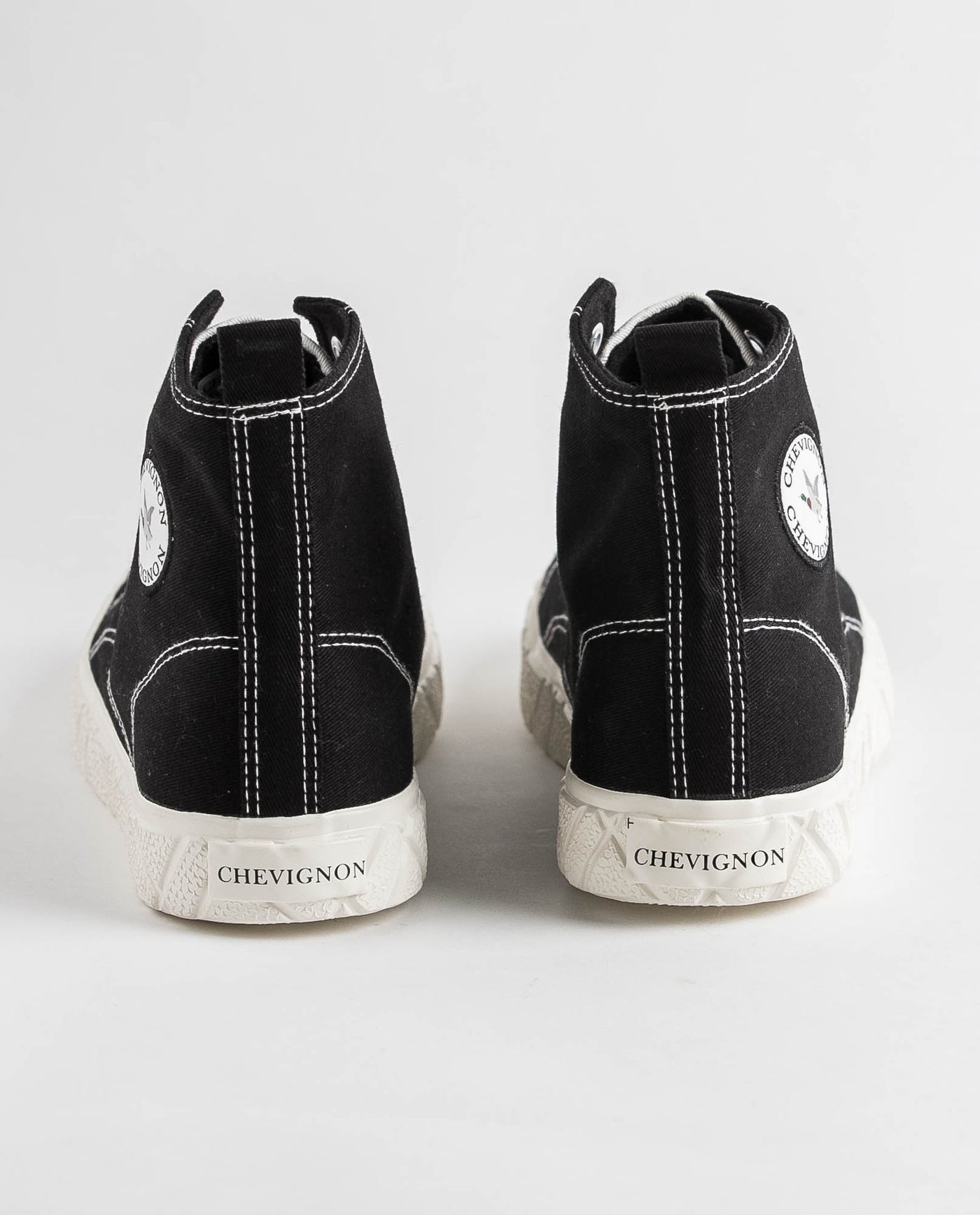 Men´s High-Top Canvas Sneakers - Black 63_064D204_NEG193909_5