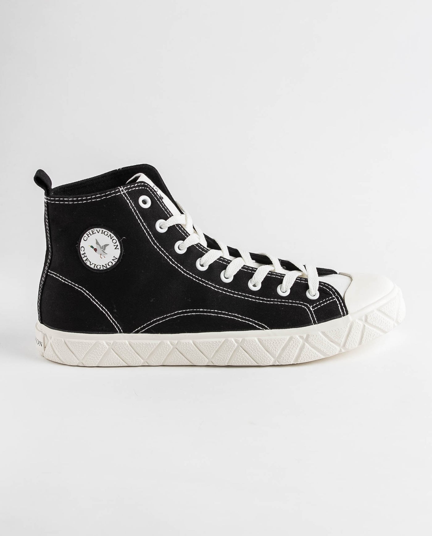 Men´s High-Top Canvas Sneakers - Black 63_064D204_NEG193909_7