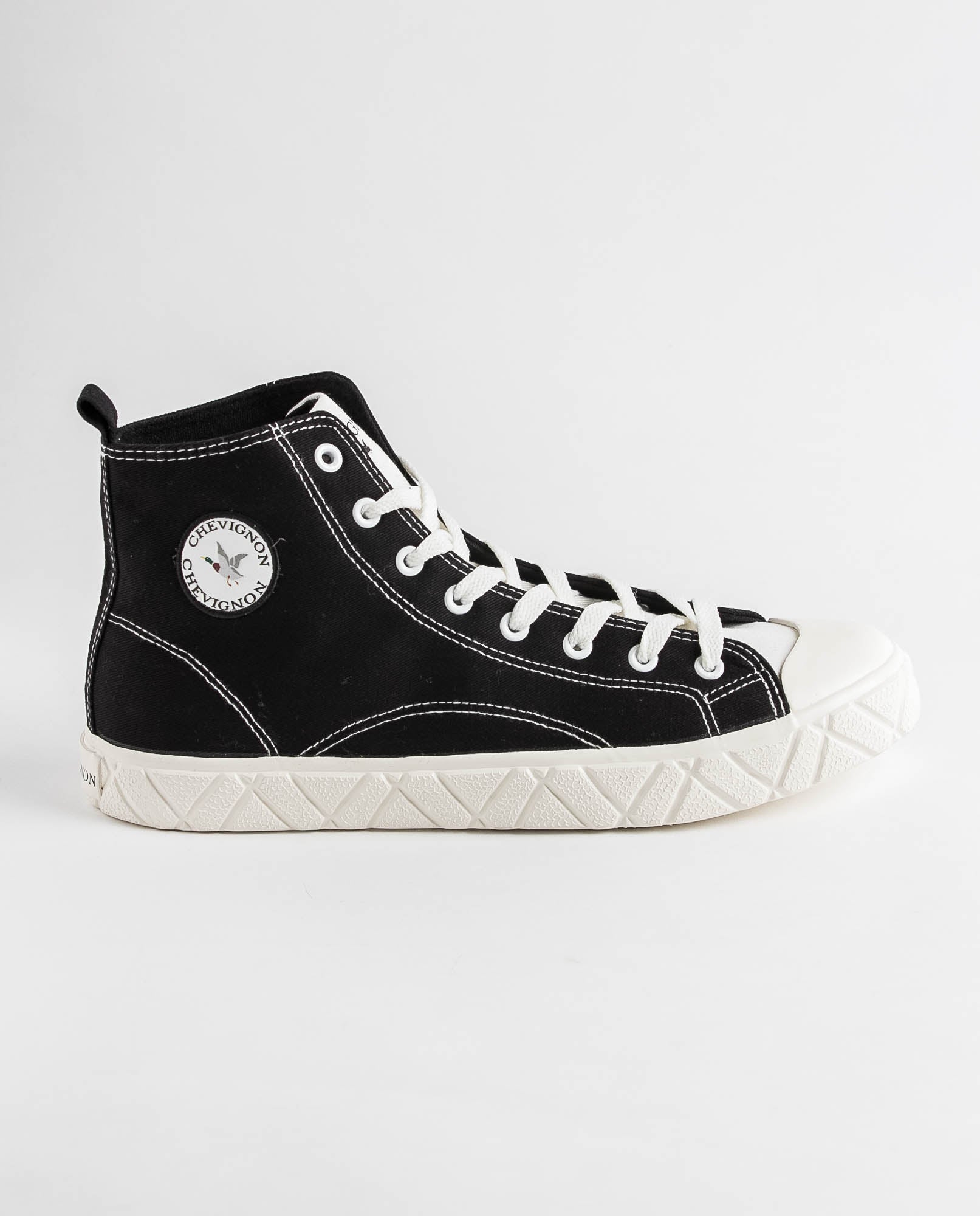 Men´s High-Top Canvas Sneakers - Black 63_064D204_NEG193909_7