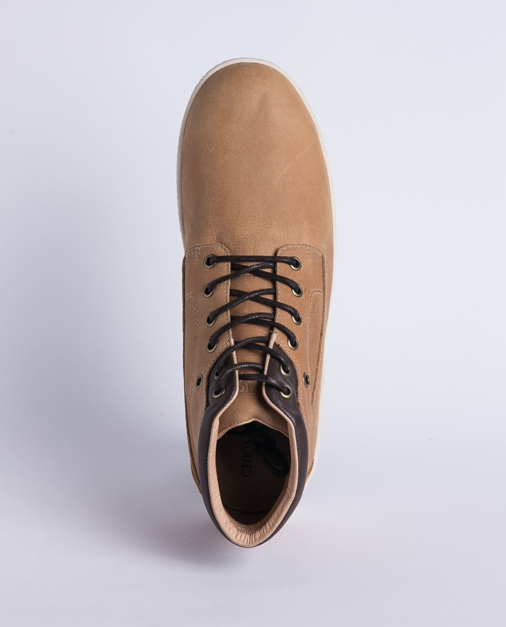 Men´s Leather Ankle-Boot Sneakers - Khaki 63_064D205_CAQ150309_0