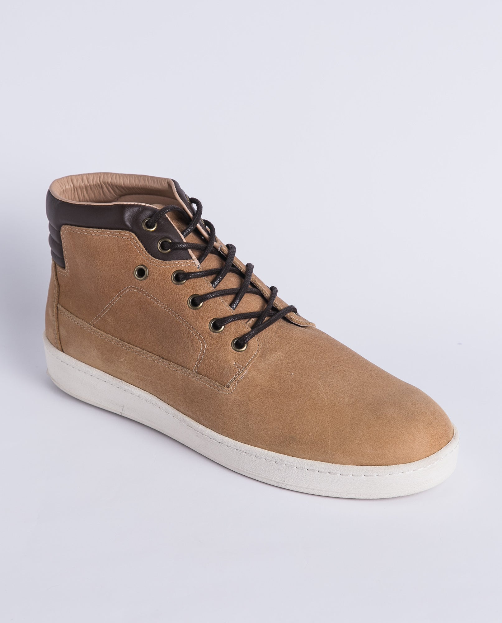 Men´s Leather Ankle-Boot Sneakers - Khaki 63_064D205_CAQ150309_3
