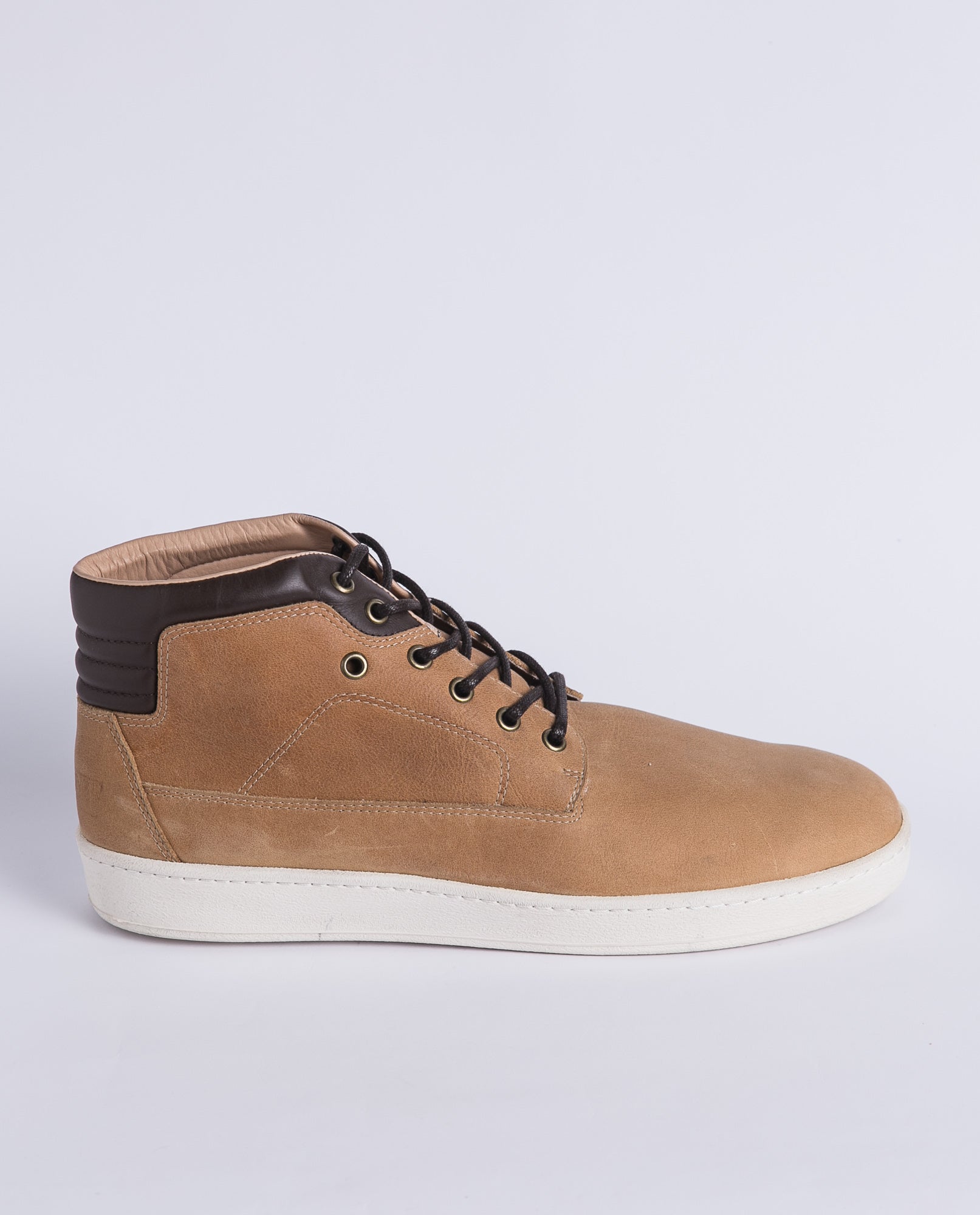 Men´s Leather Ankle-Boot Sneakers - Khaki 63_064D205_CAQ150309_5
