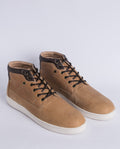 Men´s Leather Ankle-Boot Sneakers - Khaki 63_064D205_CAQ150309_6