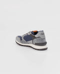 Men´s Leather-Textile Runners - Blue 63_064D400_AZU194052_6