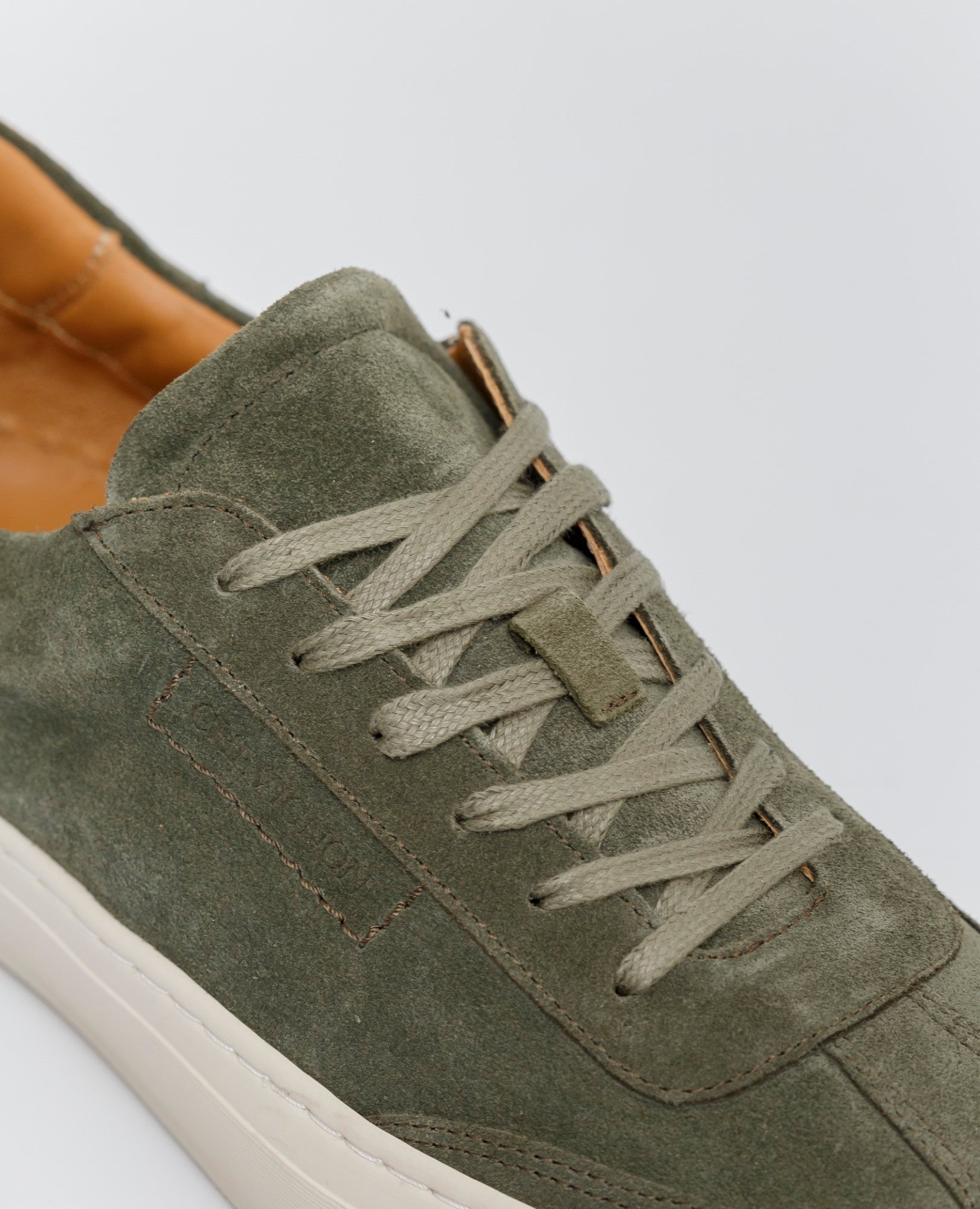 Men´s Suede Leather Sneakers - Green 63_064E207_VER130532_5