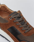 Men´s Leather Running Sneakers - Brown 63_064E208_CAF181148_5