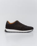 Men´s Leather Running Sneakers - Black 63_064E210_NEG193909_0