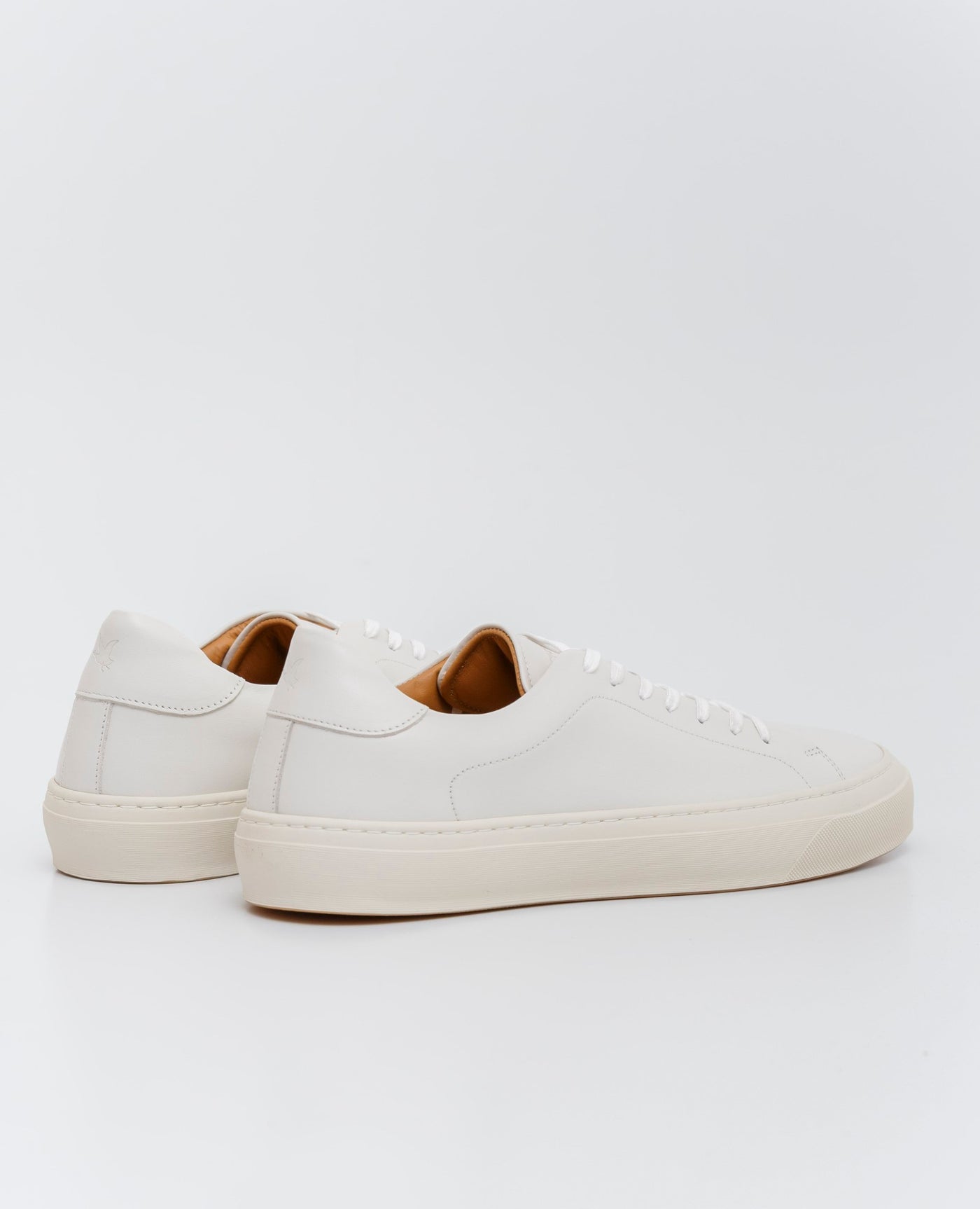 Men´s Aniline Leather Sneakers - White 63_064E211_BLA110601_4