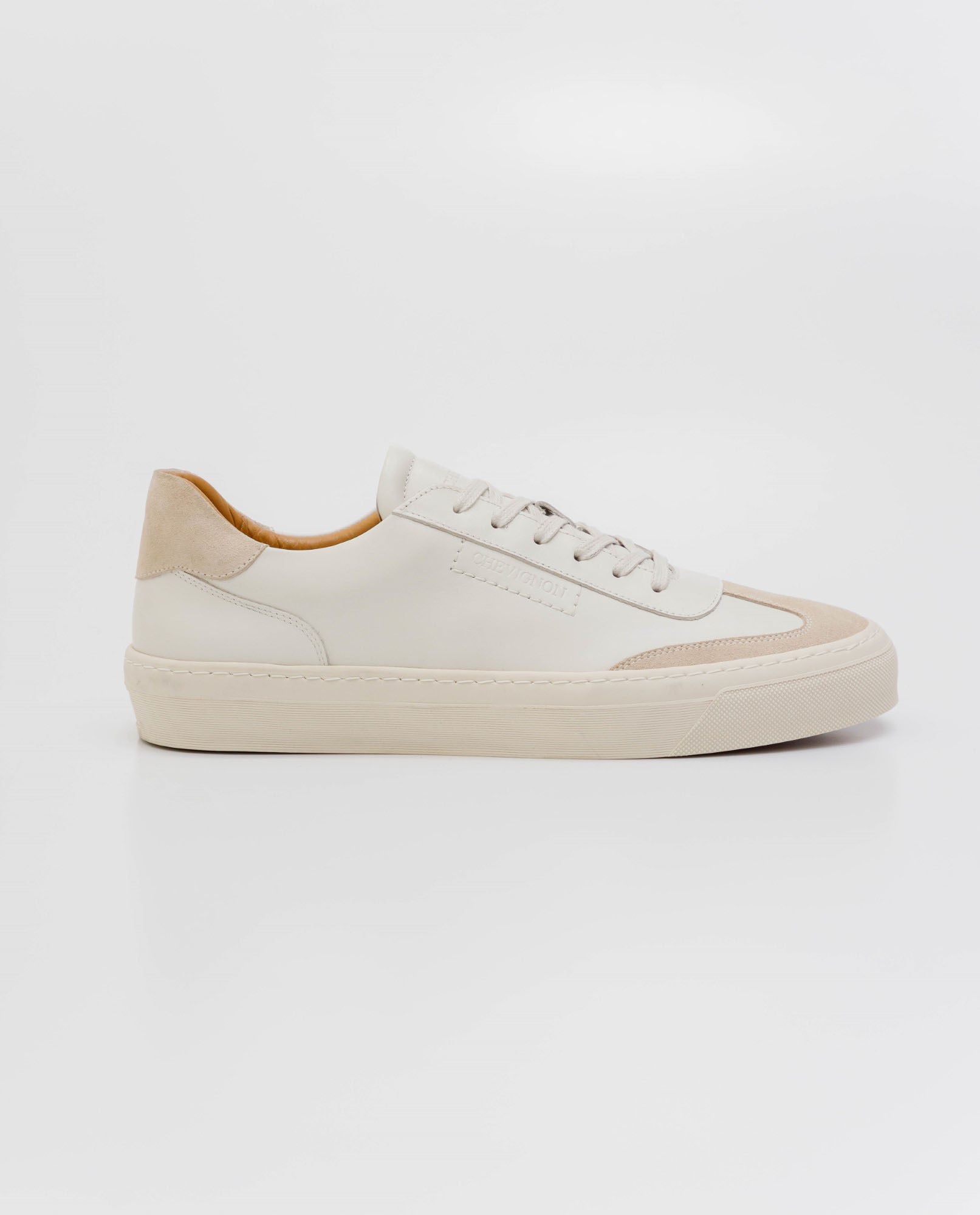 Men´s Leather Sneakers - White 63_064E303_BLA110601_4