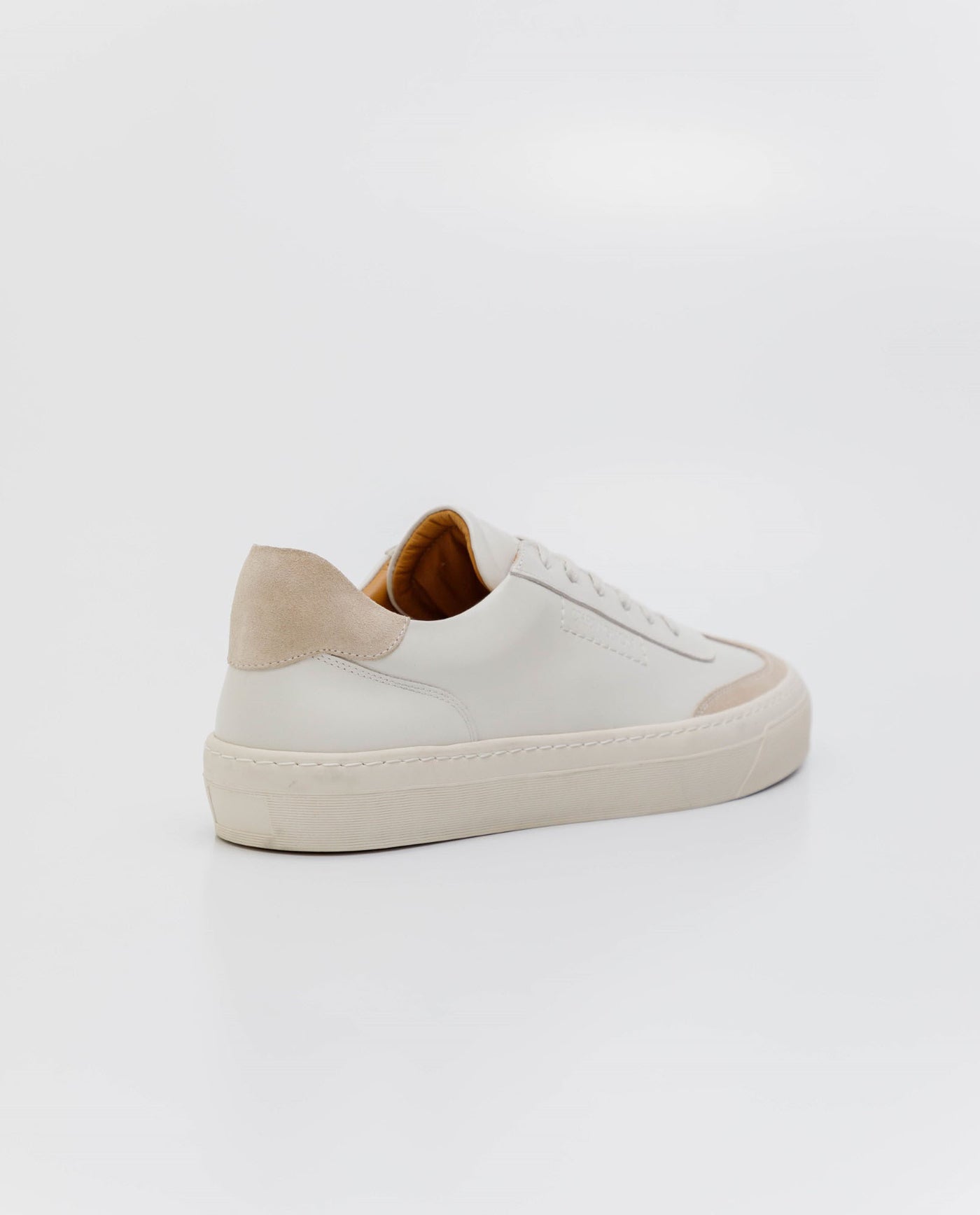 Men´s Leather Sneakers - White 63_064E303_BLA110601_5