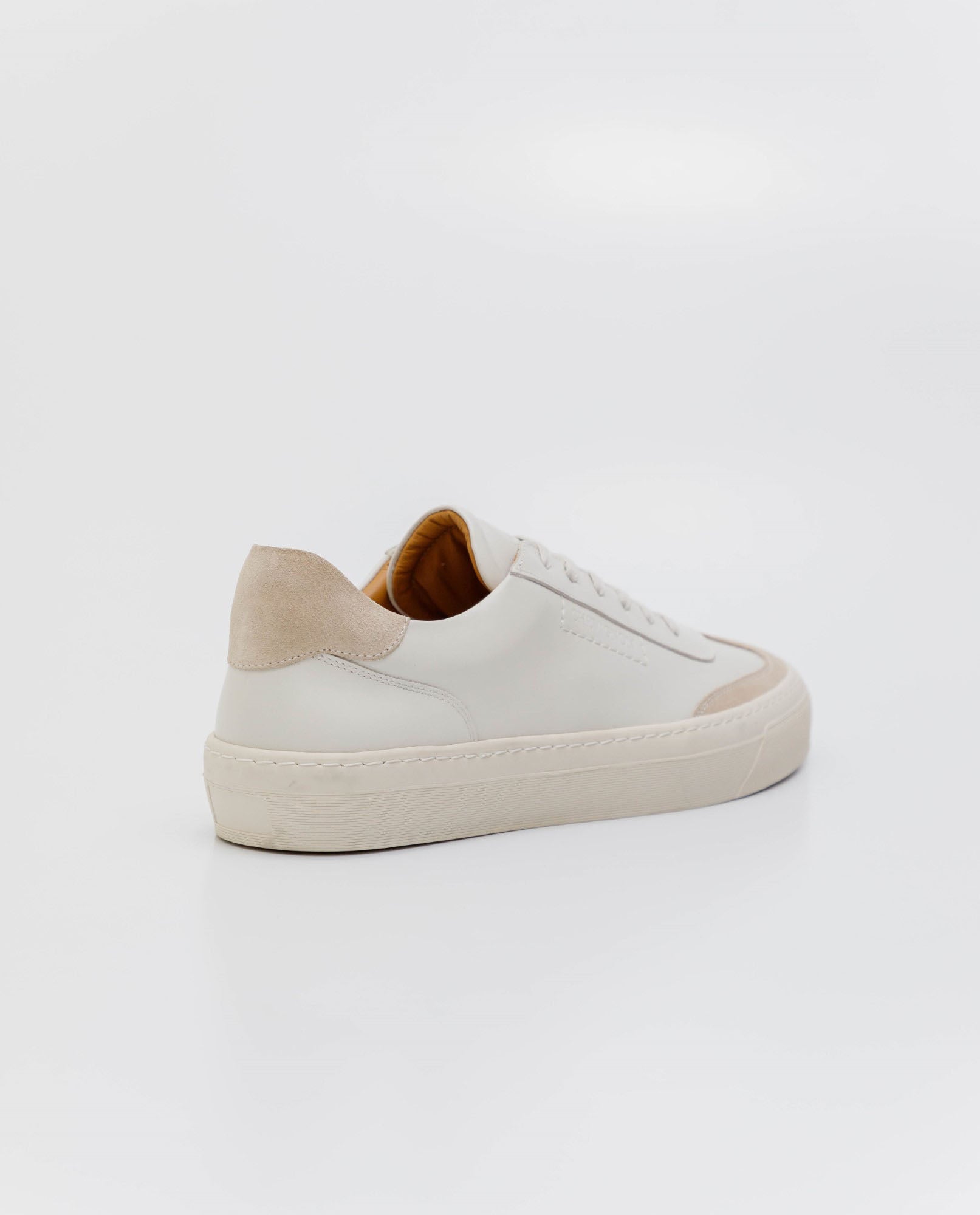 Men´s Leather Sneakers - White 63_064E303_BLA110601_5