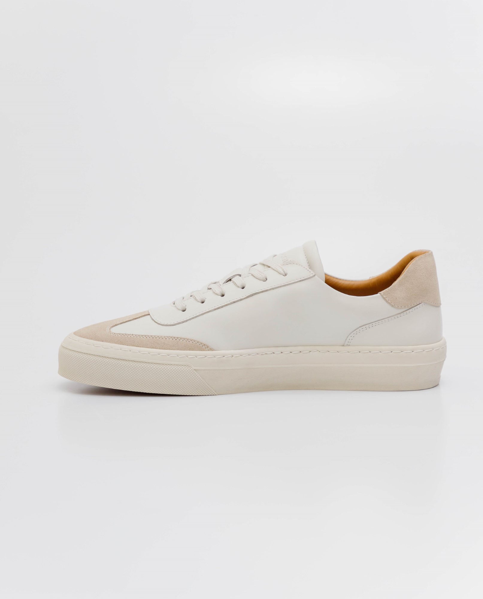 Men´s Leather Sneakers - White 63_064E303_BLA110601_6