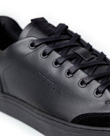Mens Cowhide Leather Smart Sneakers - Special Collection - Black 63_064H252_NEG194007_5