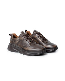 Mens Lightweight Runner-Style Shoes - Special Collection - Brown 63_064H253_CAF181033_3