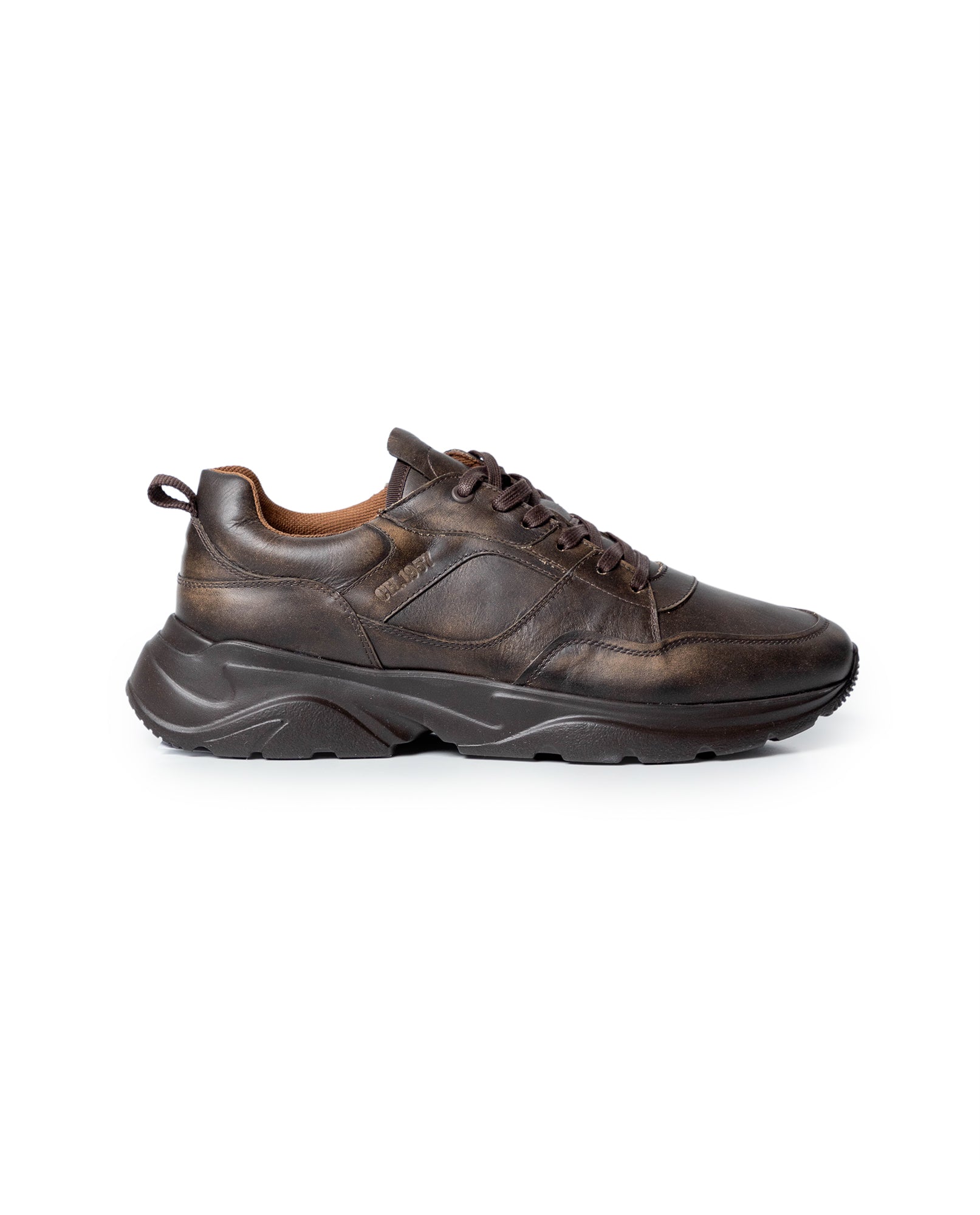 Mens Lightweight Runner-Style Shoes - Special Collection - Brown 63_064H253_CAF181033_4