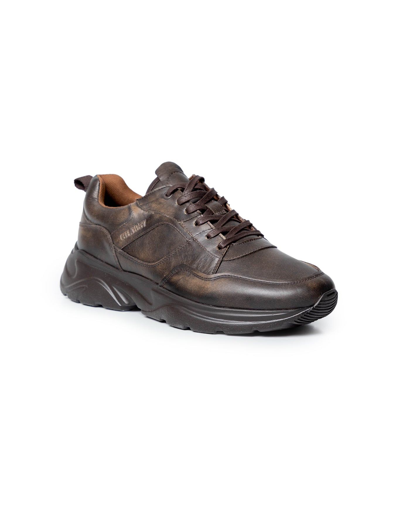 Mens Lightweight Runner-Style Shoes - Special Collection - Brown 63_064H253_CAF181033_7