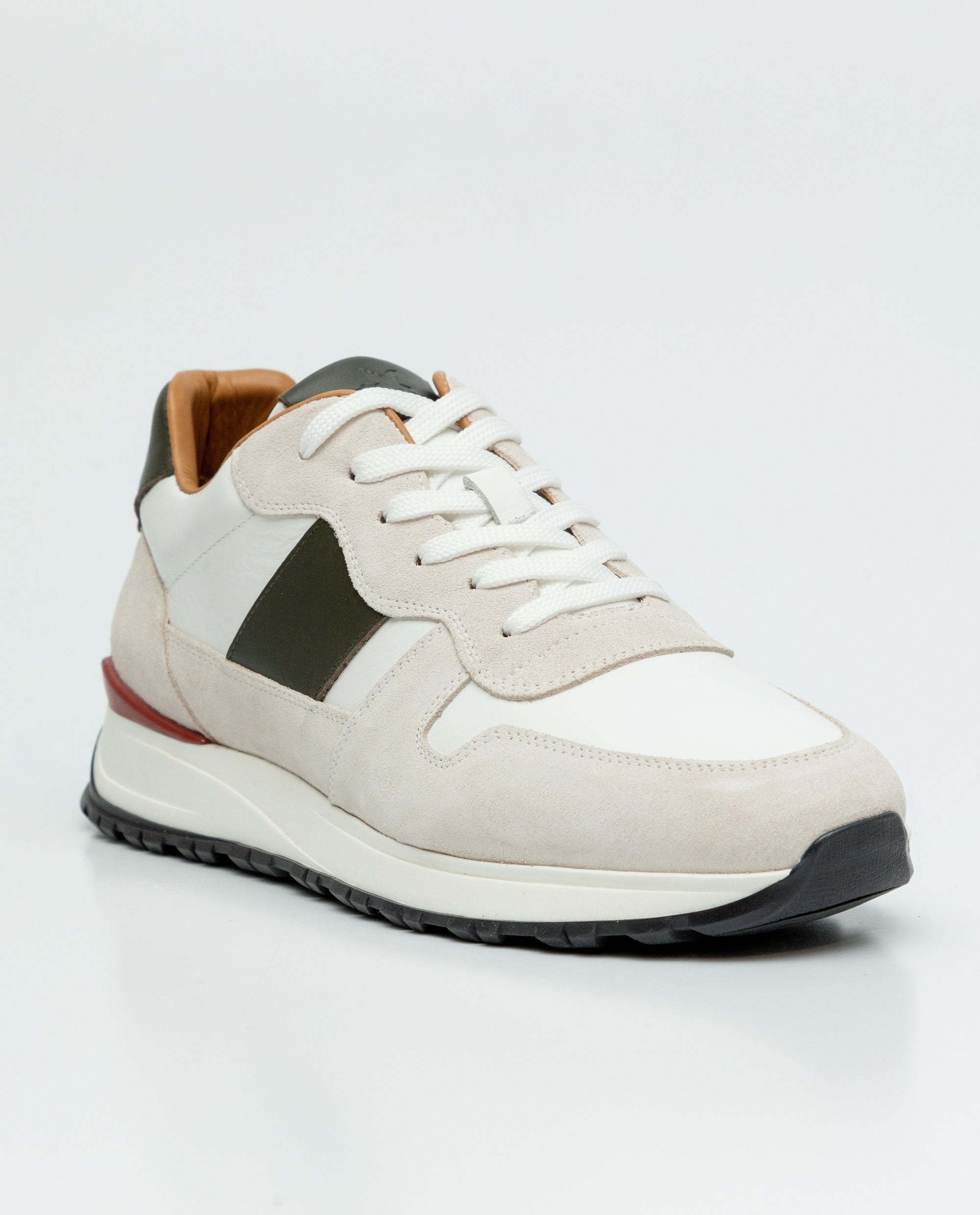 Men´s Suede Leather Runners - White 63_069F001_BLA110601_4