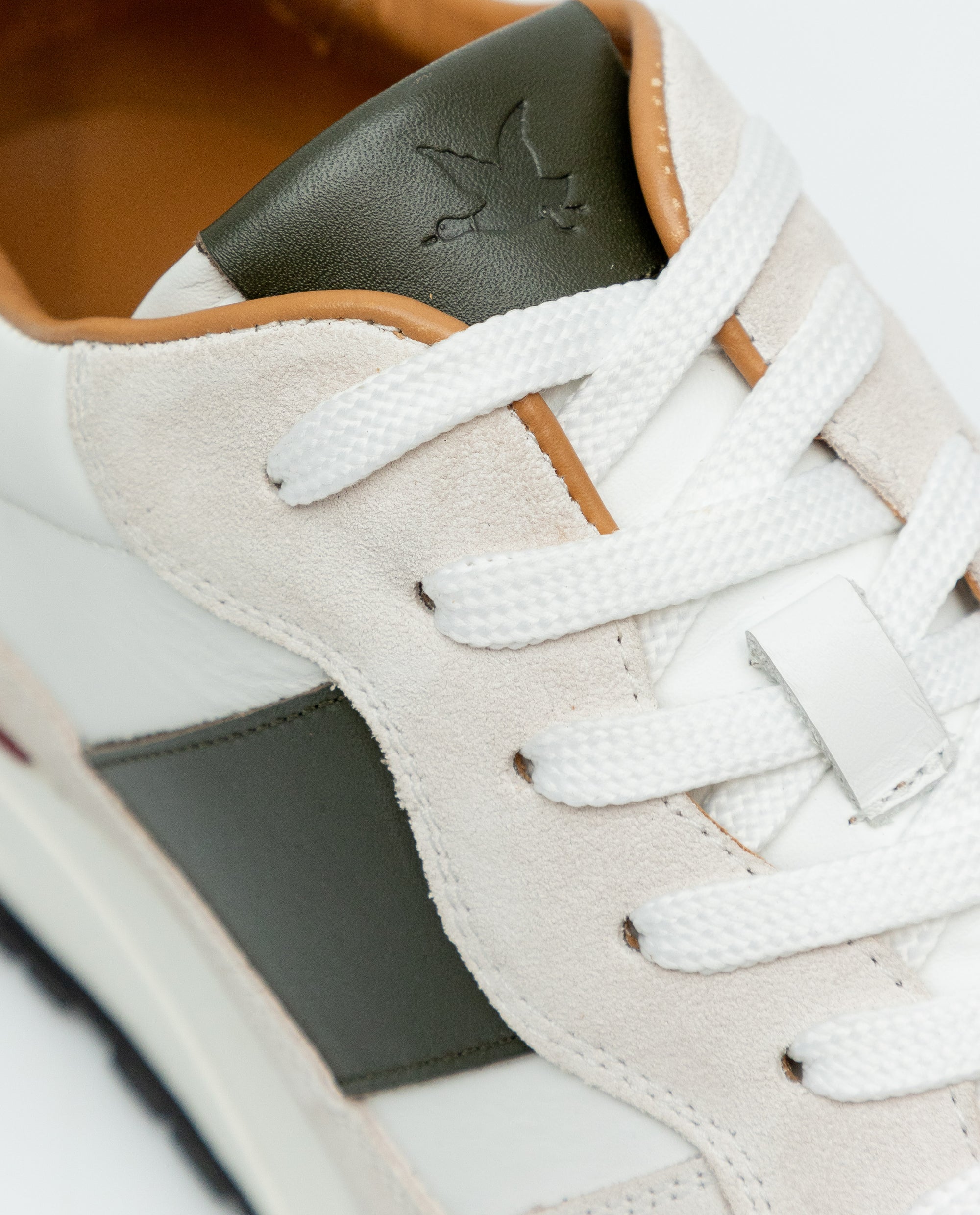 Men´s Suede Leather Runners - White 63_069F001_BLA110601_7