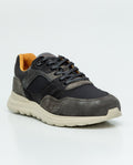 Tenis Tipo Runner en Textil y Cuero para Hombre - Black 63_069F006_NEG194007_4