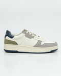 Men's Leather Basketball Sneakers - White 069F007 - 2