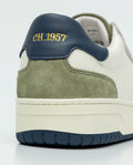Men's Leather Basketball Sneakers - White 069F007 - 14