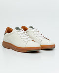 Men's Casual Leather Sneakers - White 069F015 - 1