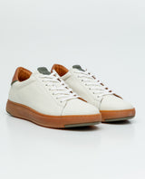 Men's Casual Leather Sneakers - White 069F015 - 1