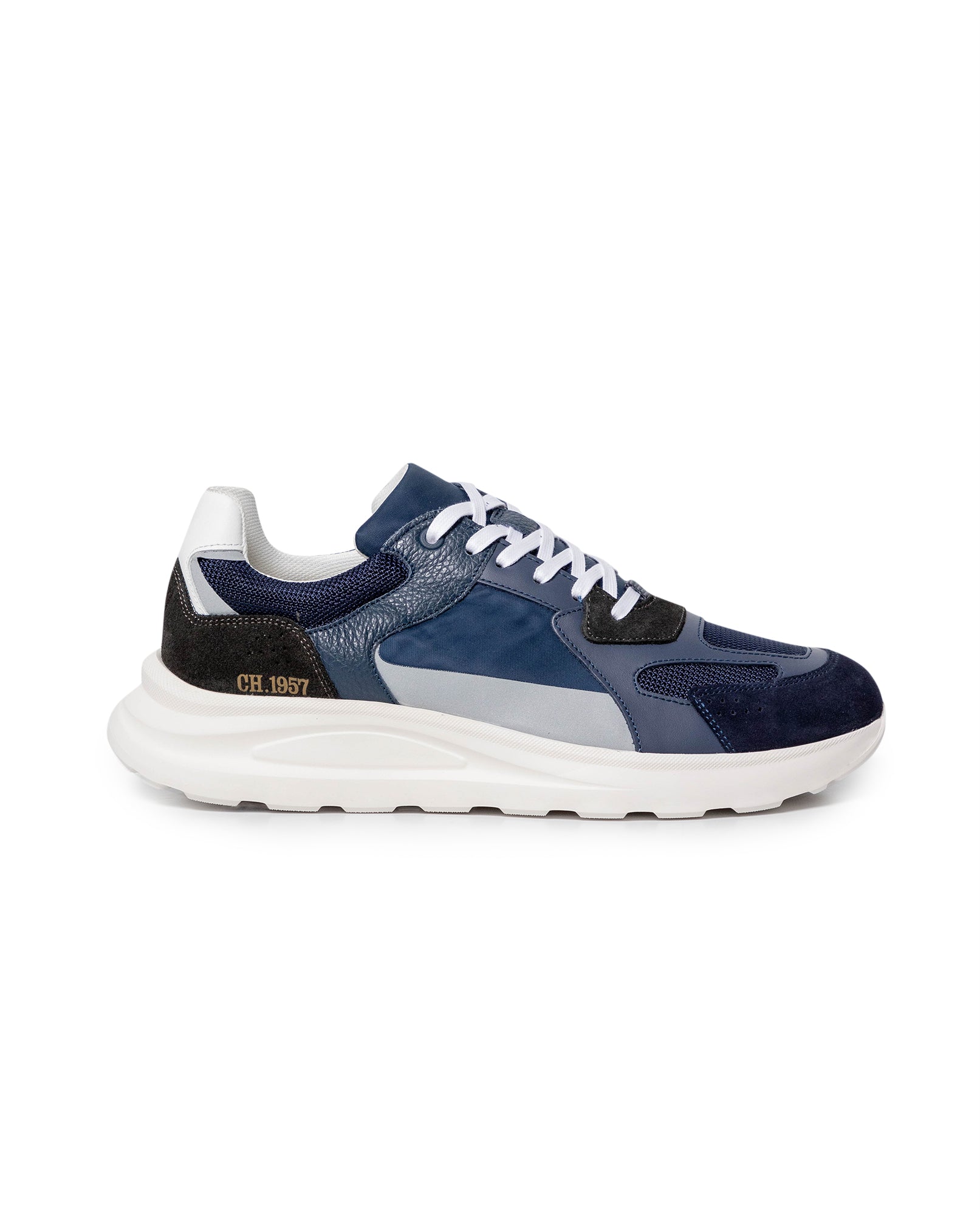 Men's Runner Style Sneakers - Blue - 3