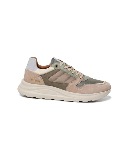 Men's Runner Style Sneakers - Green - 4