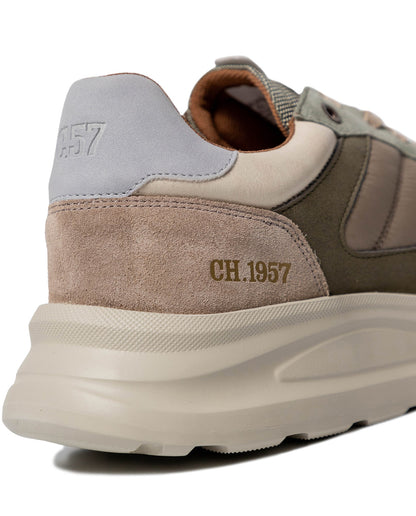 Men's Runner Style Sneakers - Green - 5