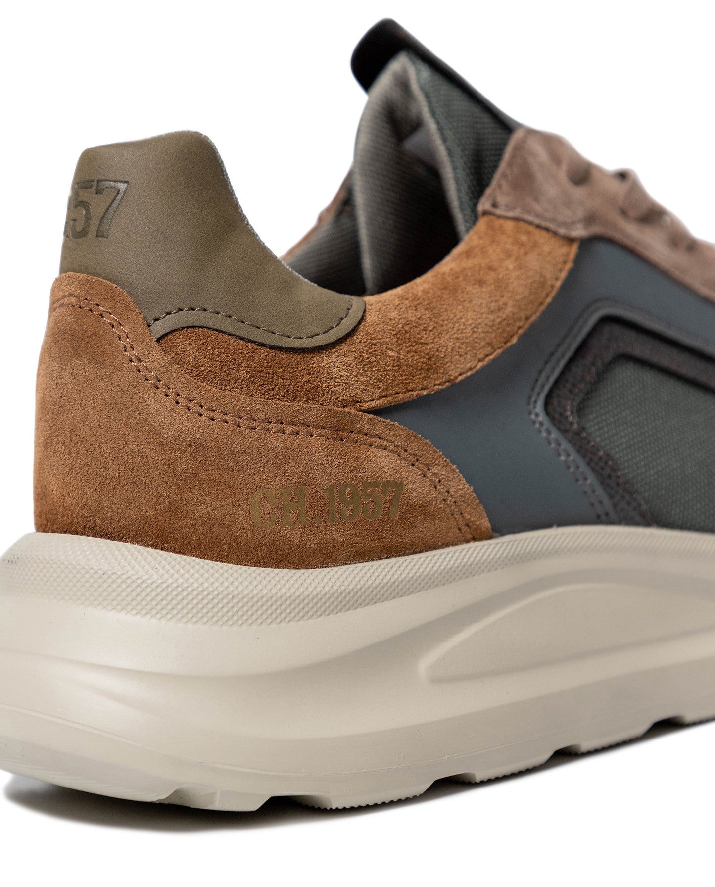 Men's Runner Style Sneakers - Green - 5