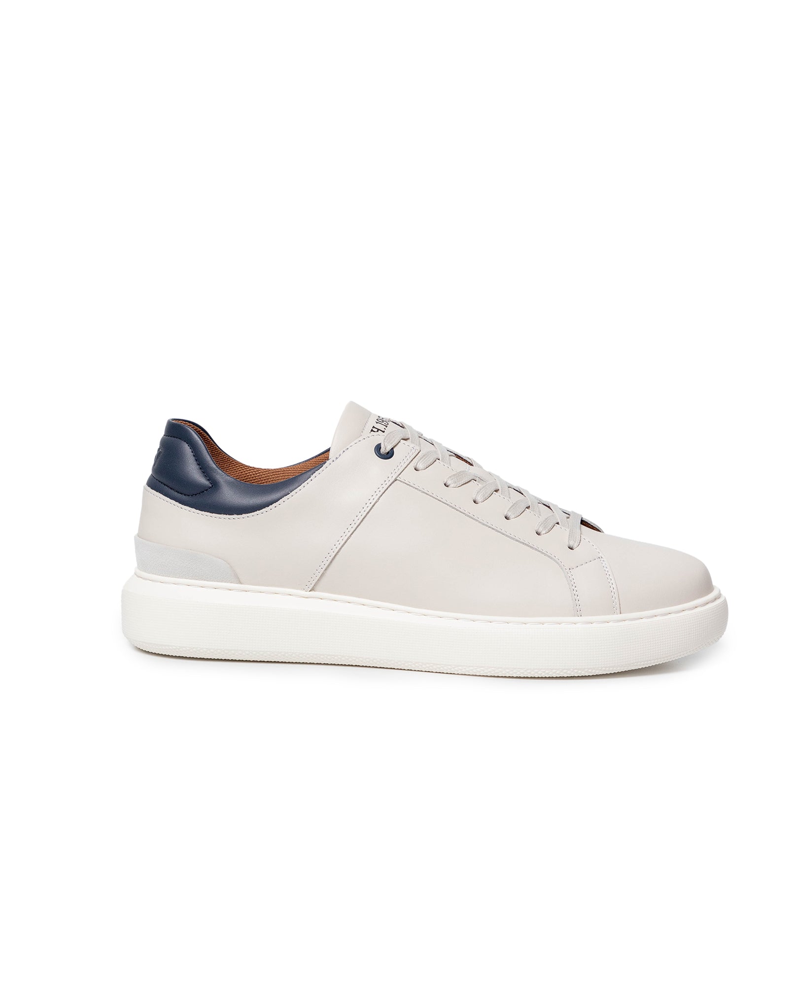 Men's Chunky Leather Sneakers - Raw - 4