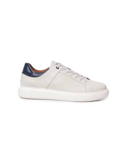 Men's Chunky Leather Sneakers - Raw - 4