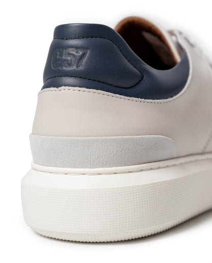 Men's Chunky Leather Sneakers - Raw - 5