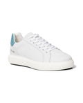 Men's Textured Sole Chunky Leather Sneakers 069G021 - 2