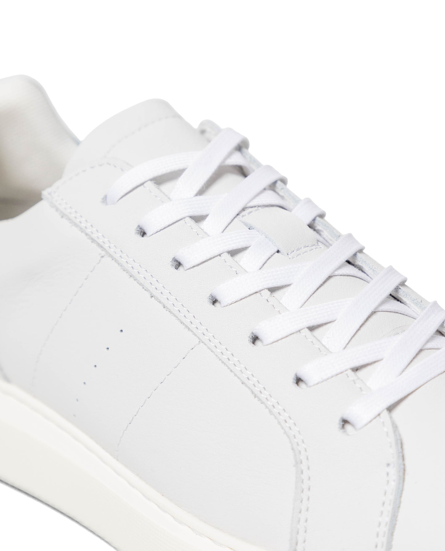 Men's Chunky Leather Sneakers - Gray - 3