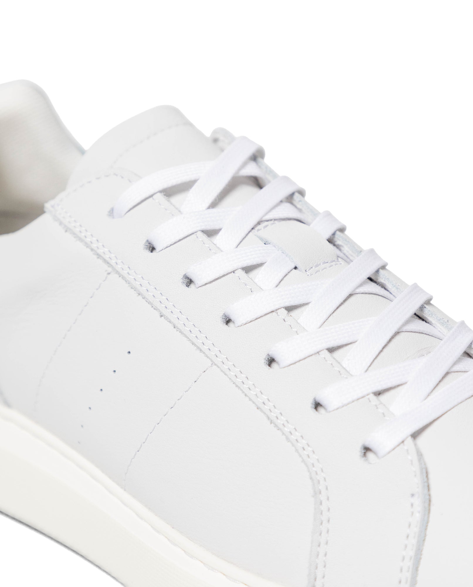 Men's Chunky Leather Sneakers - Gray - 3