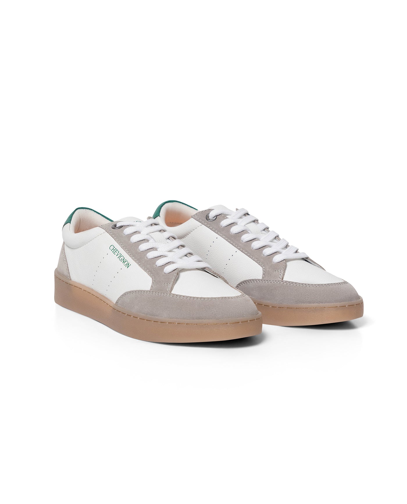 Men´s Leather Basketball-Style Sneakers - White 63_069G031_BLA110601_0