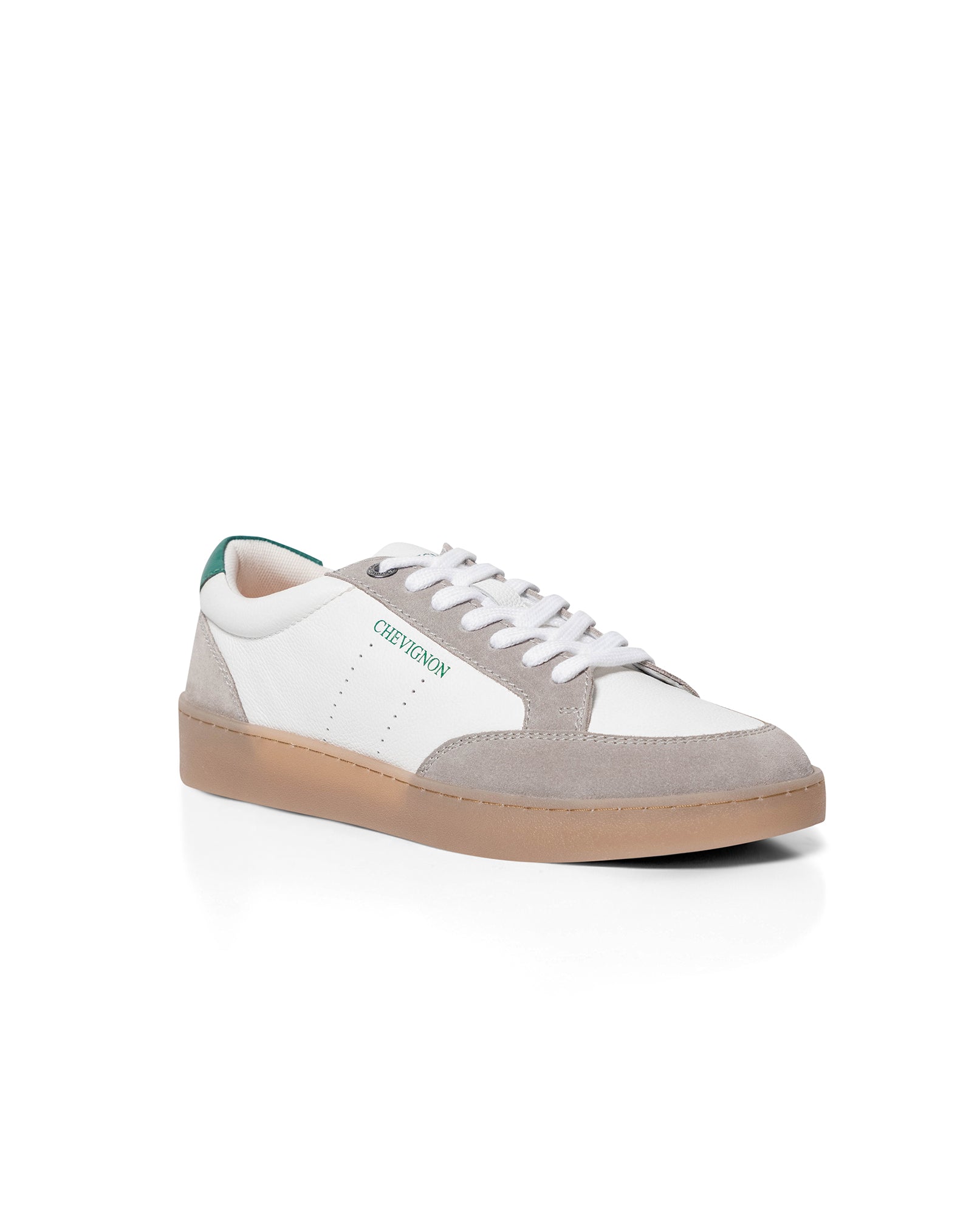 Men´s Leather Basketball-Style Sneakers - White 63_069G031_BLA110601_3