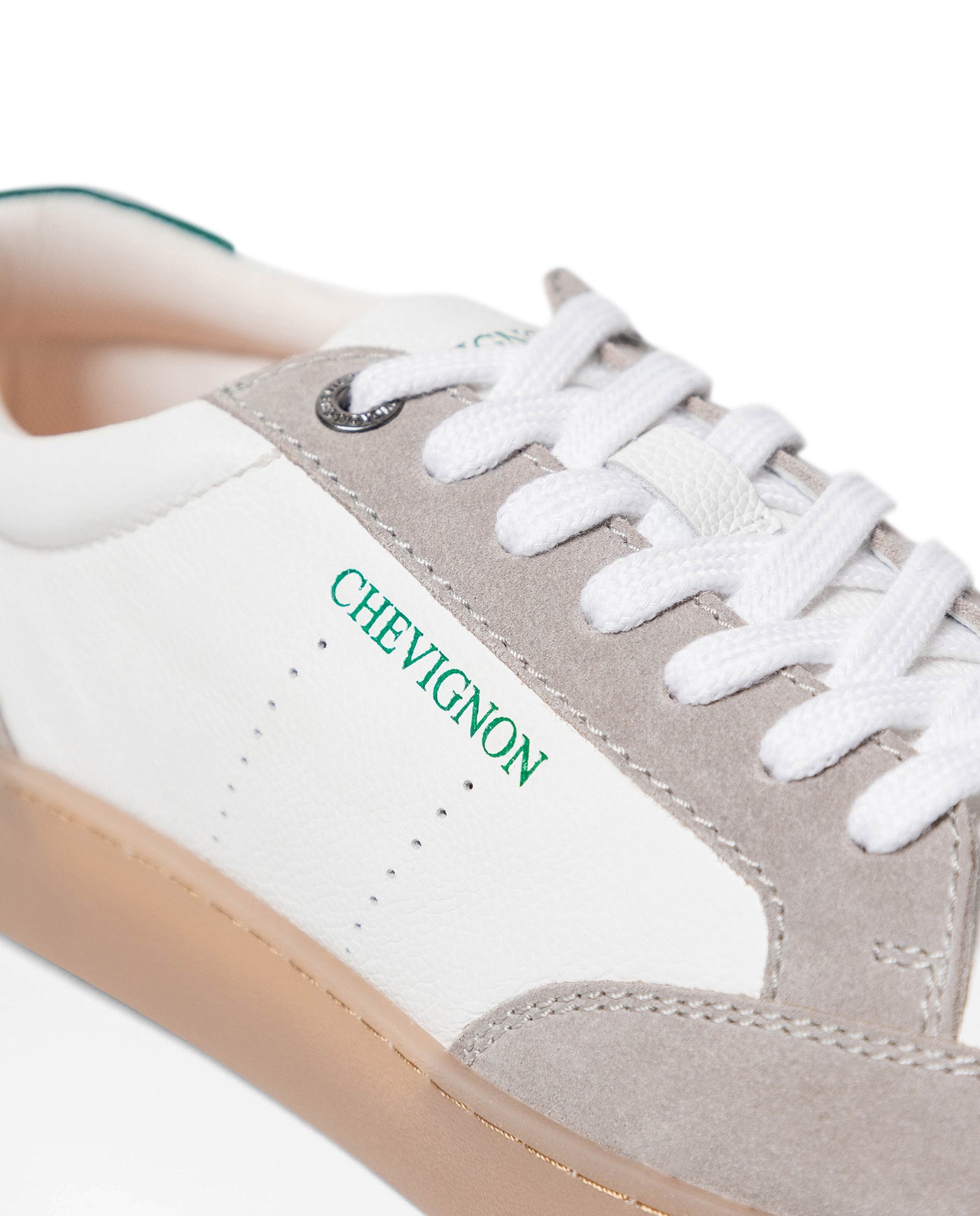 Men´s Leather Basketball-Style Sneakers - White 63_069G031_BLA110601_4