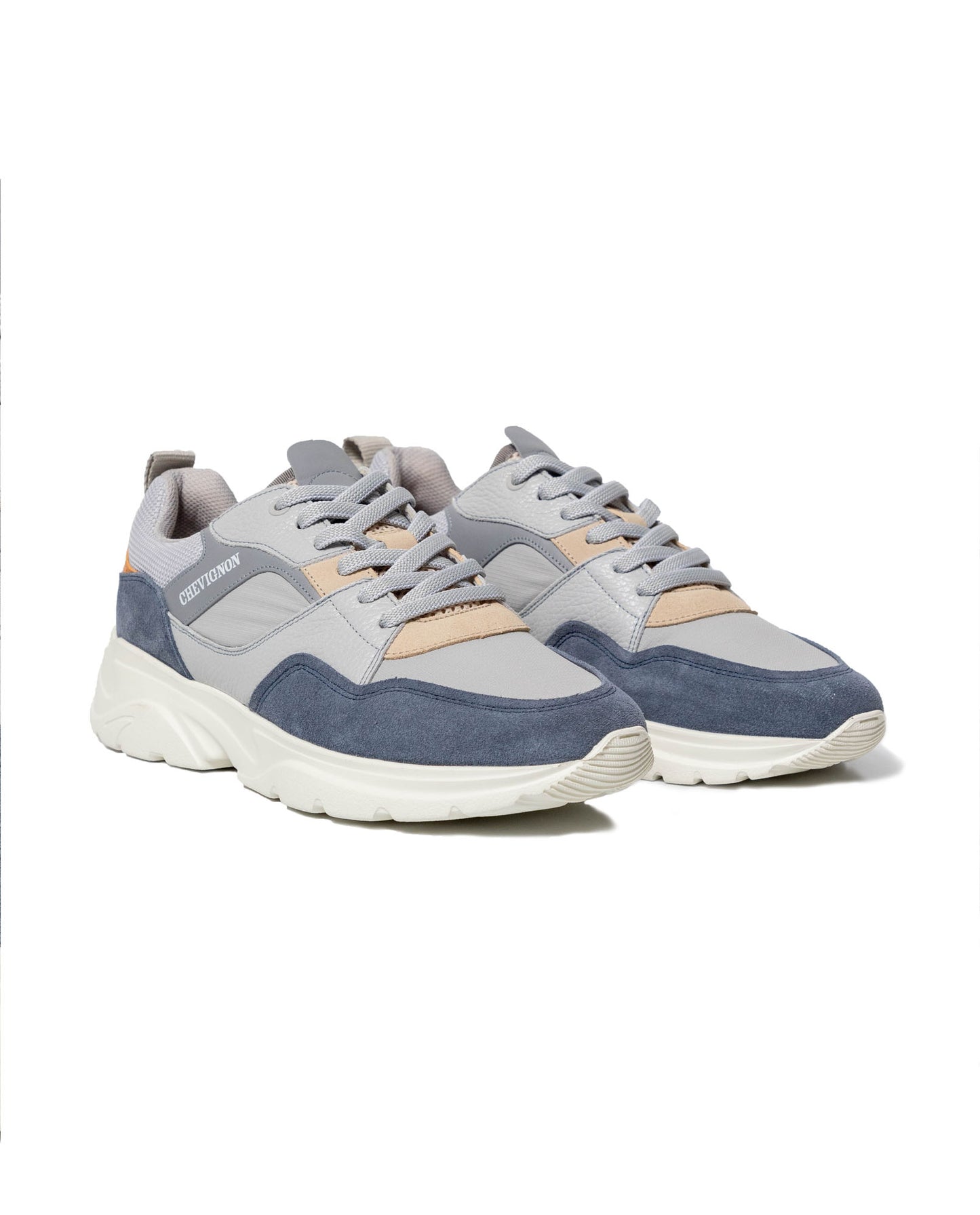 Men's Runner Style Sneakers - Gray - 1